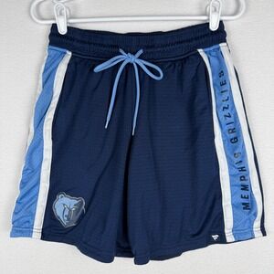 Fanatics Memphis Grizzlies NBA Basketball Mesh Shorts Mens M Navy Blue Pockets